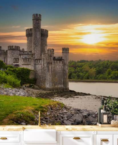 ireland sunset wallpaper mural called Blackrock Castle Observatory for bedrooms, home offices and more ireland sunset wallpaper mural called Blackrock Castle Observatory for bedrooms, home offices and more