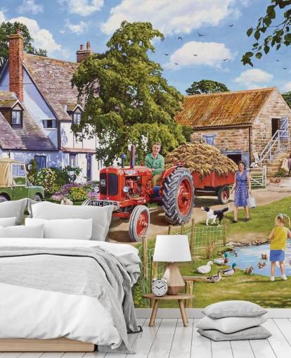 tunet med gjess og ender tapet