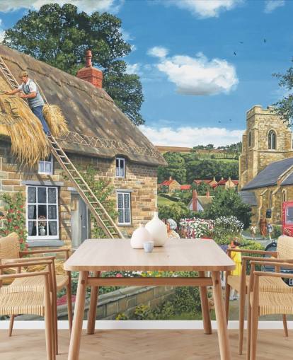 A New Thatch Bygone Era Wallpaper