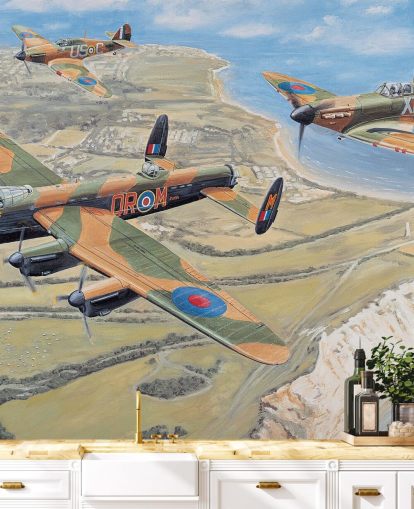 spitfires flying over dover wallpaper spitfires flying over dover wallpaper