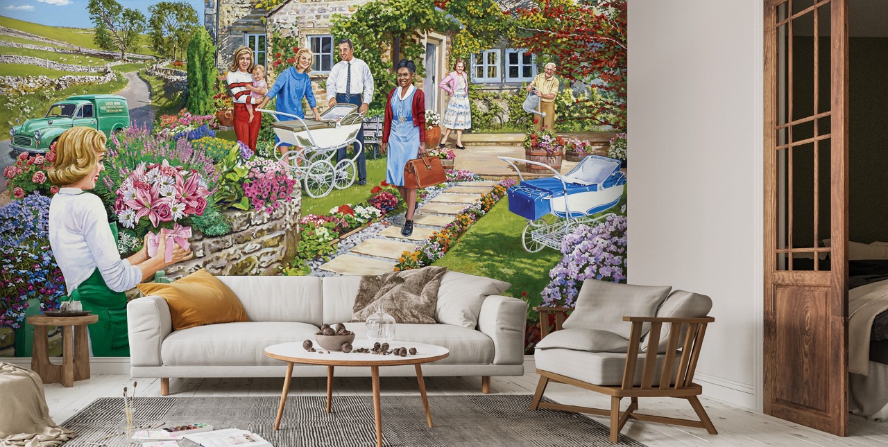 Flowers For A New Mum Wallpaper Wallsauce UK