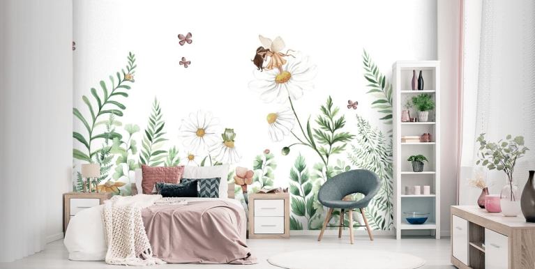 Fairy Garden Fabric Wallpaper and Home Decor  Spoonflower
