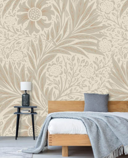 pink marigold wallpaper by William Morris pink marigold wallpaper by William Morris