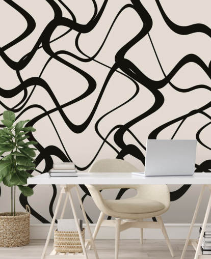 black and white tribal wallpaper