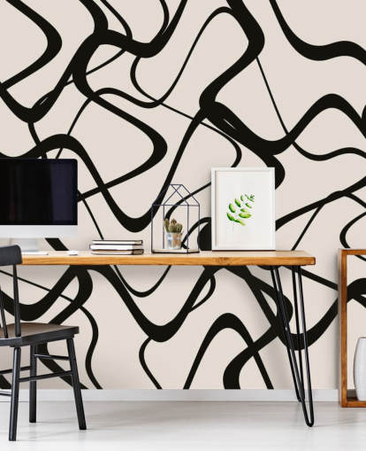 black and white tribal wallpaper