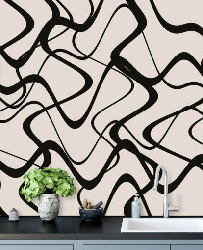 black and white tribal wallpaper