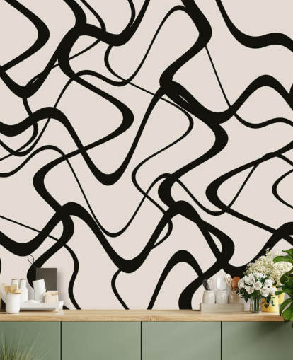 black and white tribal wallpaper