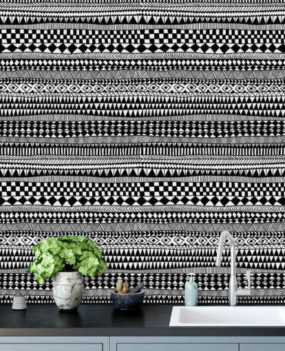 horizontal black and white lines of pattern wallpaper horizontal black and white lines of pattern wallpaper