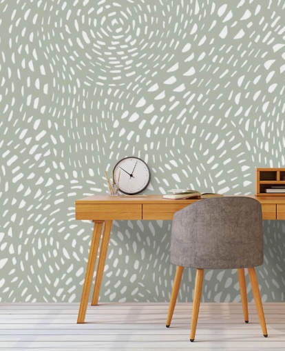 white dot wallpaper with grey background