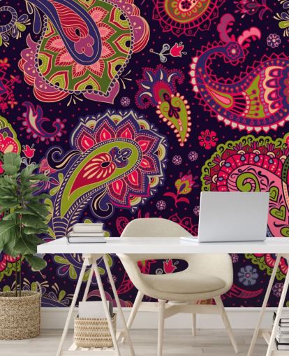 green and pink paisley wallpaper green and pink paisley wallpaper