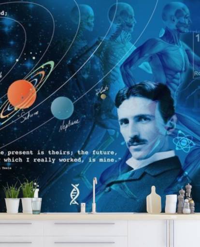 personalisierbares Schulklassen-Wandbild namens Amazing Science Panoramic für Schulen