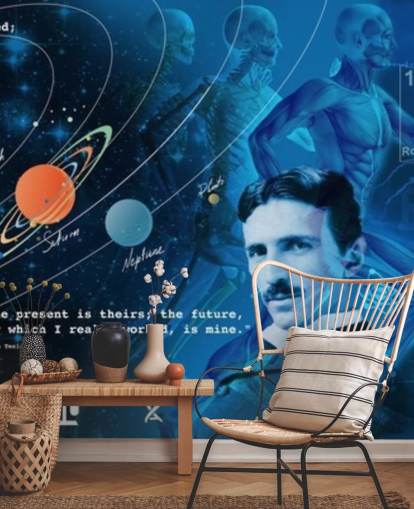 murale personalizzabile per aule scolastiche chiamato Amazing Science Panoramic per le scuole