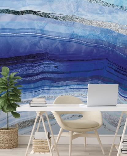 dark blue, light blue and silver geode wallpaper dark blue, light blue and silver geode wallpaper