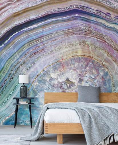 violetti ja sininen geode tapetti violetti ja sininen geode tapetti