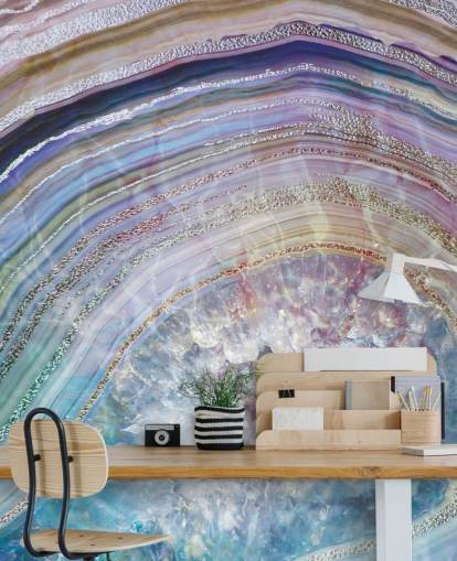 purple and blue geode wallpaper