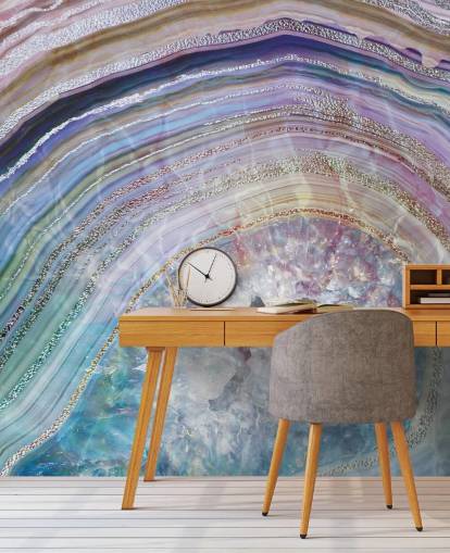 purple and blue geode wallpaper