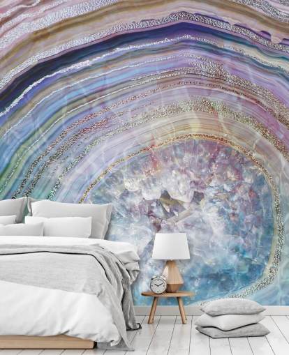 violetti ja sininen geode tapetti violetti ja sininen geode tapetti