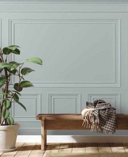 off white houten panelen behang