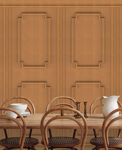 papel pintado panel de madera