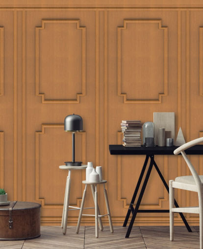 papel pintado panel de madera