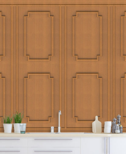 papel pintado panel de madera