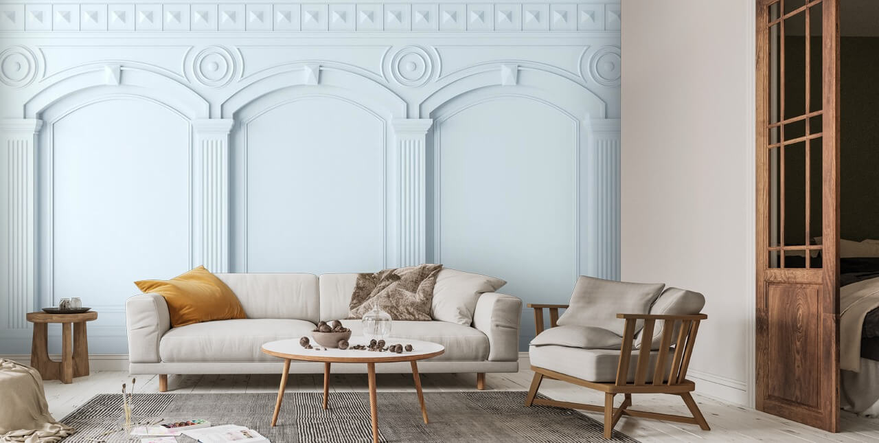 Ancient Columns Wallpaper Mural | Wallsauce US