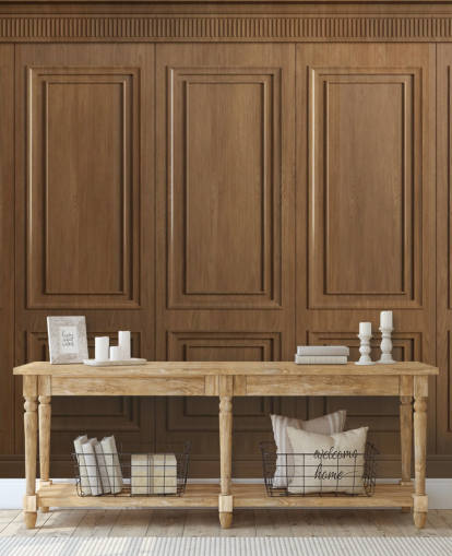 brune træpanel tapetmalerier kaldet Vintage Oak Wood Panels til gange brune træpanel tapetmalerier kaldet Vintage Oak Wood Panels til gange