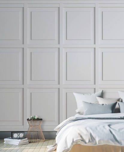 wit gekleurd houten paneelbehang wit gekleurd houten paneelbehang