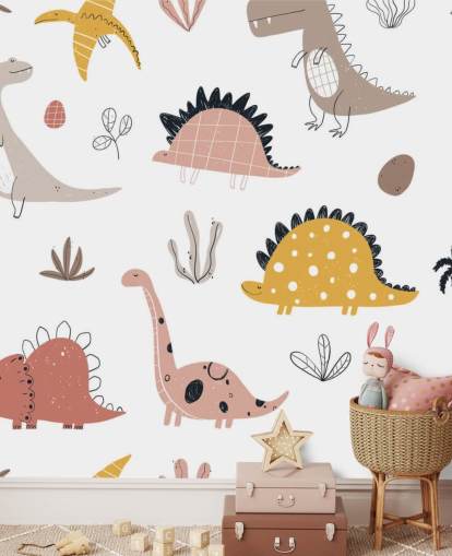 vaaleanpunainen, harmaa ja yello dinosaurus tapetti vaaleanpunainen, harmaa ja yello dinosaurus tapetti