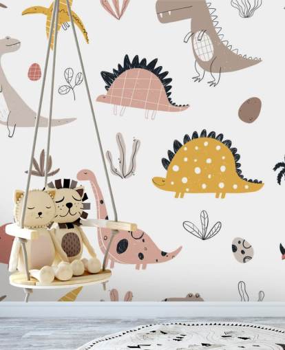 pink, grey and yello dinosaur wallpaper pink, grey and yello dinosaur wallpaper