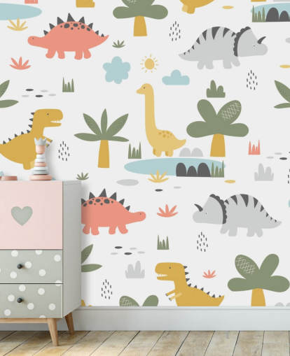 färgglada dinosaurie tecknade serier tapeter färgglada dinosaurie tecknade serier tapeter