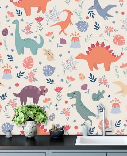 cute colourful dinosaurs wallpaper cute colourful dinosaurs wallpaper