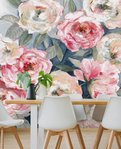 pink and white rose wallpaper