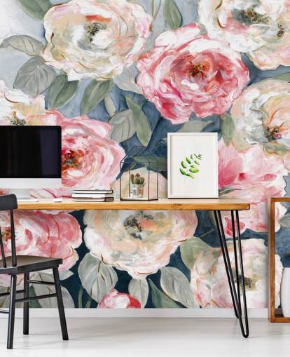 pink and white rose wallpaper