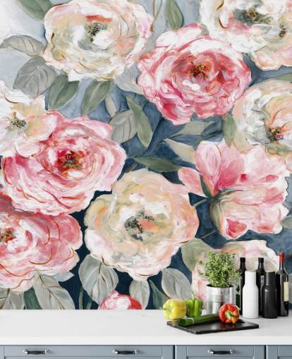 pink and white rose wallpaper