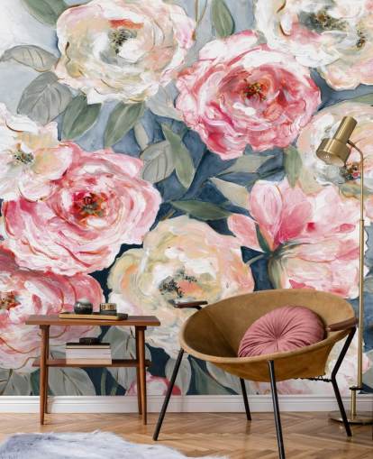 pink and white rose wallpaper