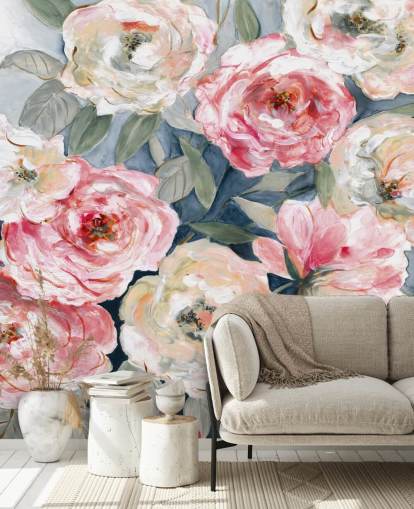 pink and white rose wallpaper