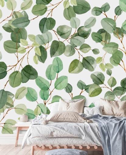 groen blad behang groen blad behang