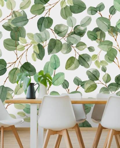 groen blad behang groen blad behang