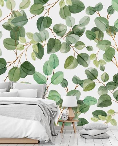 papel de parede folha verde papel de parede folha verde