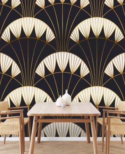 papier peint vintage foncé