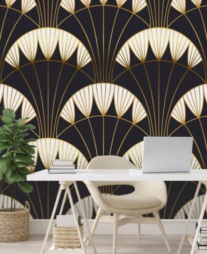 papier peint vintage foncé