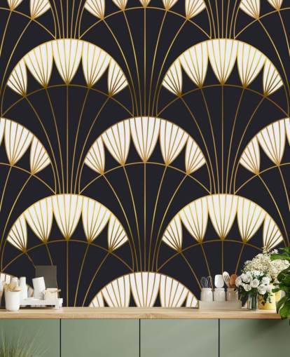 papel pintado vintage oscuro