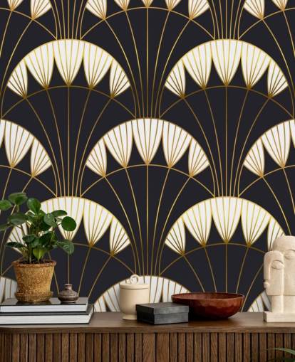 papel pintado vintage oscuro