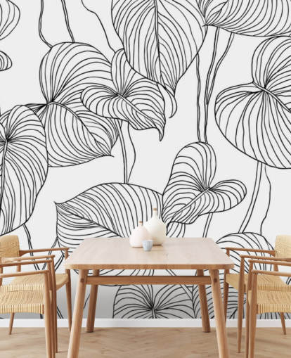 black and white leaf wallpaper black and white leaf wallpaper