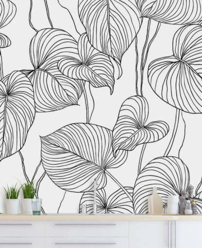 black and white leaf wallpaper black and white leaf wallpaper