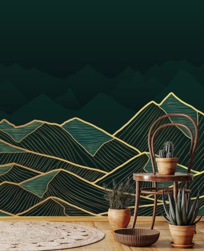 dark green and gold mountain wallpaper dark green and gold mountain wallpaper
