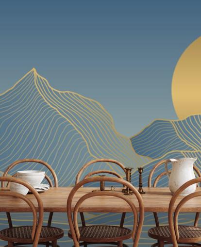 blue mountain and moon wallpaper blue mountain and moon wallpaper