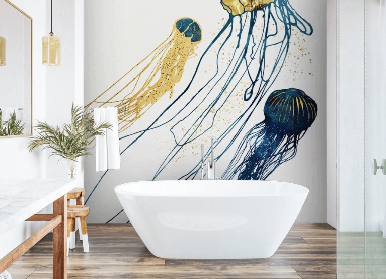 Bathroom Wallpaper Murals | Wallsauce NZ