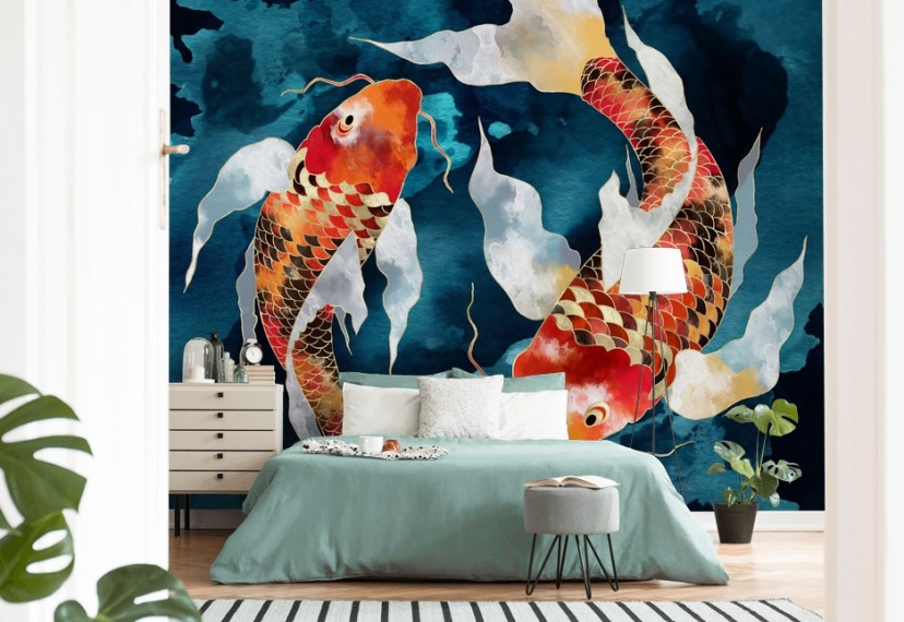 Fish Wallpaper & Tropical Fish Murals | Wallsauce US